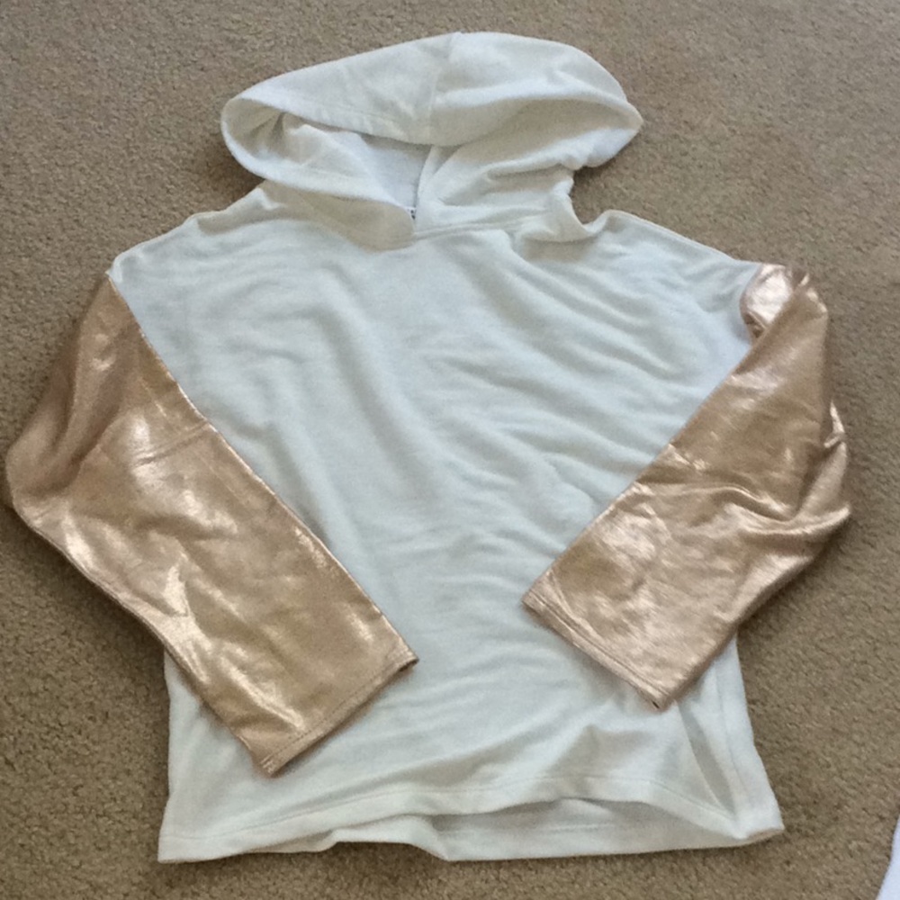 Ten sixty Sherman girls rose gold hoodie